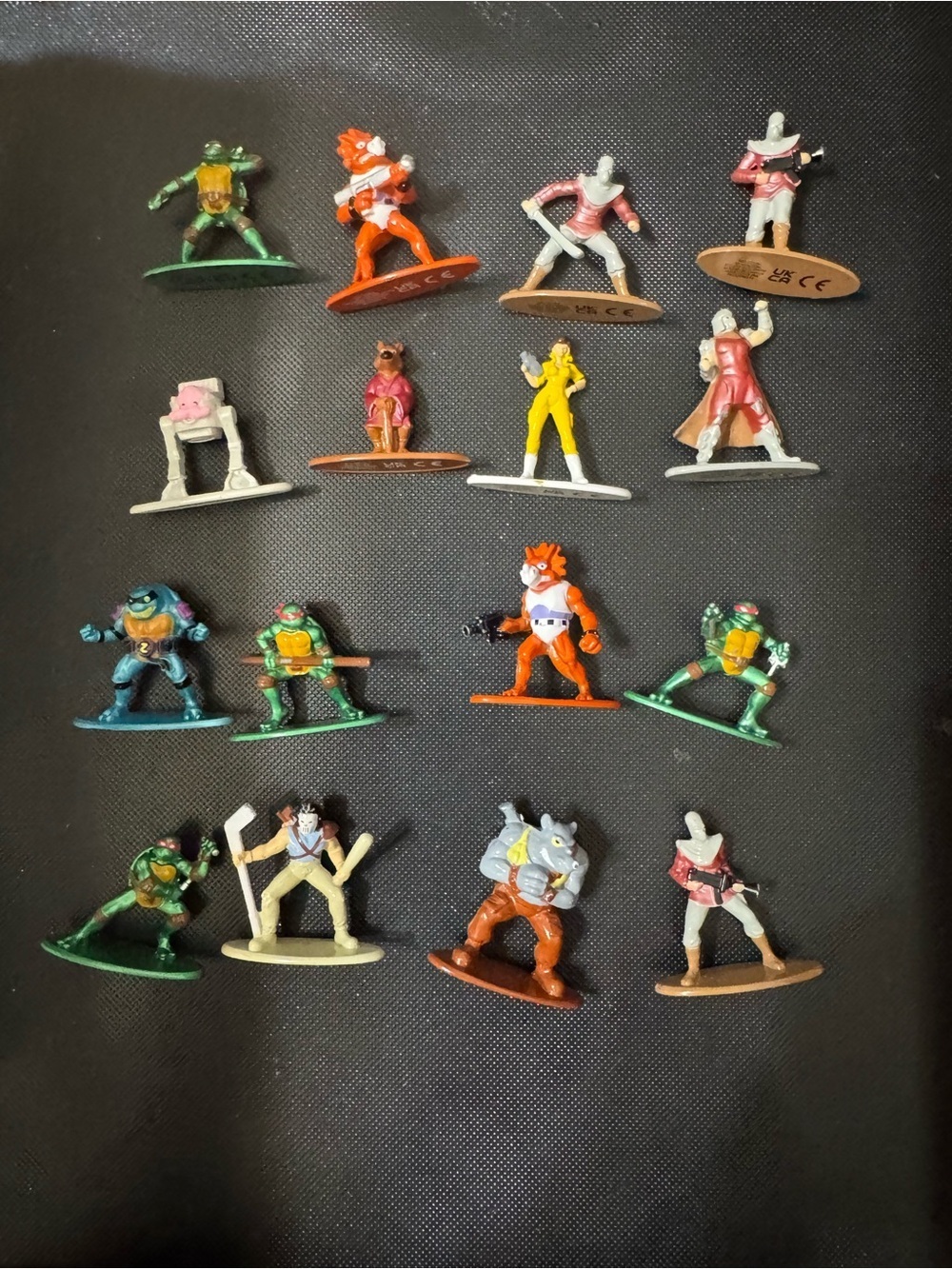 Jada Nano Metalfigs TMNT 16 Pack - Collectible Die-Cast Figures ...